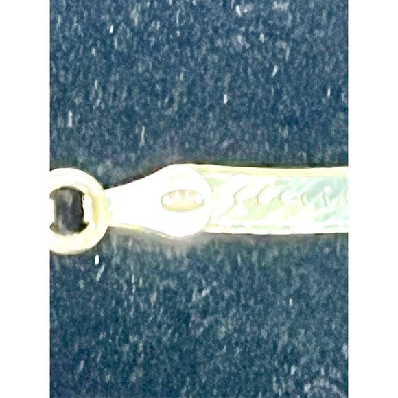 ACJ# Italian Sterling 925 Silver 7” Elegant Bracelet - Picture 8 of 9